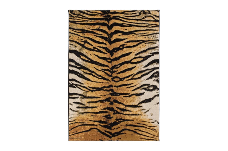 Domani Tiger Flatvävd Matta 200x290 cm - Guld - Flatvävda mattor