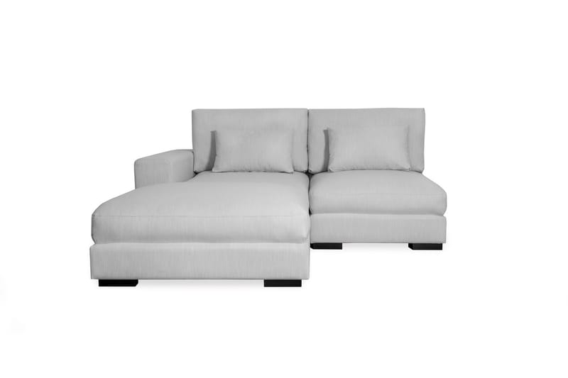 Dubai Divansoffa Höger - Ljusgrå - Divansoffor & schäslongsoffa - 2 sits soffa med divan
