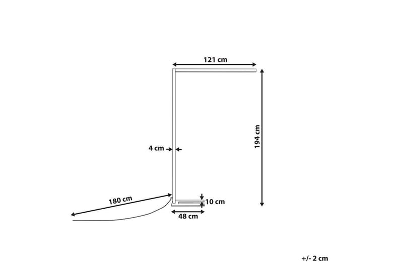 Arikada Golvlampa 194 cm - Vit - Belysning & el - Inomhusbelysning & lampor - Sovrumslampa