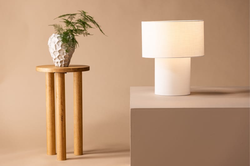 Globia Bordslampa 40 cm - Beige - Belysning & el - Inomhusbelysning & lampor - Bordslampor