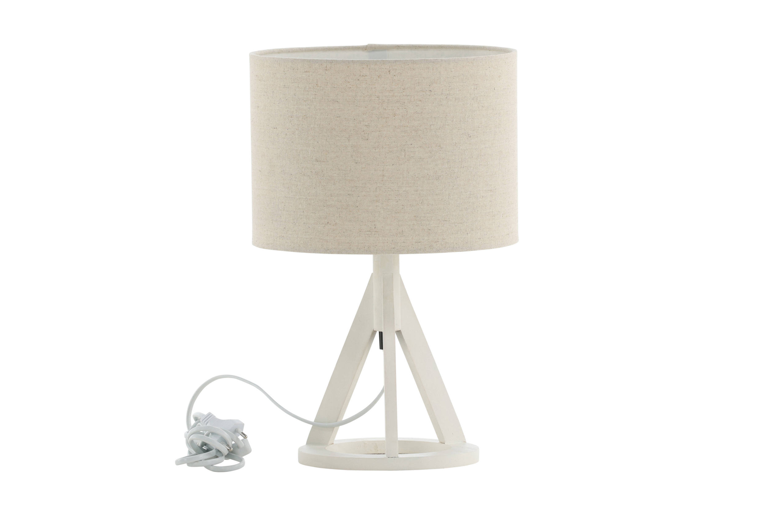 Venture Home Kona Bordslampa - Vit/Beige Bordslampor Tyg