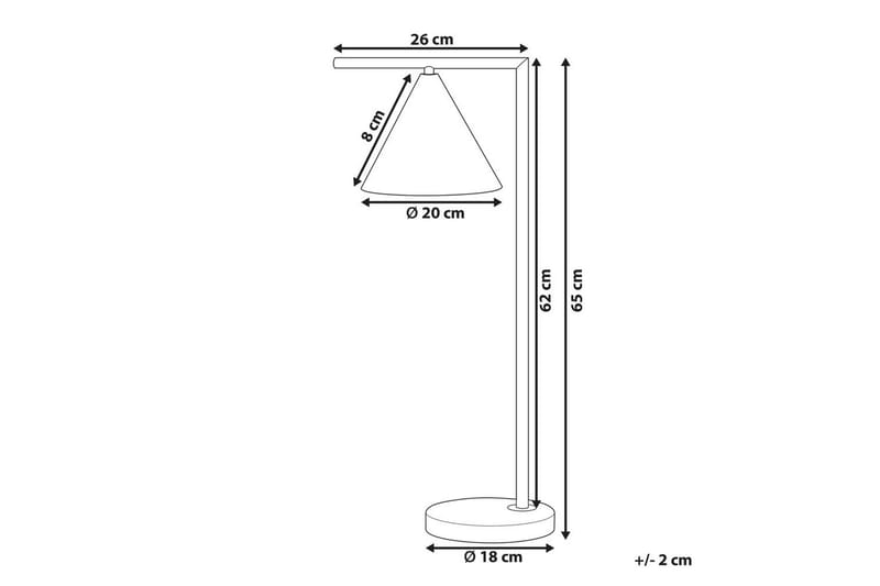 Boreas Bordslampa 65 cm E27 - Koppar - Belysning & el - Inomhusbelysning & lampor - Fönsterlampa - Fönsterlampa på fot