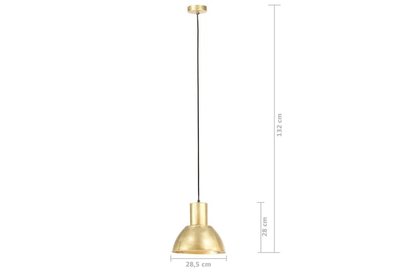 Hänglampa 25 W mässing rund 28,5 cm E27 - be Basic - Taklampa kök - Fönsterlampa hängande - Fönsterlampa - Pendellampor & hänglampor - Sovrumslampa - Vardagsrumslampa