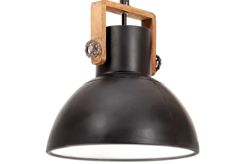 Hänglampa industriell 25 W svart rund 40 cm E27 - Svart - Taklampa kök - Fönsterlampa hängande - Fönsterlampa - Pendellampor & hänglampor - Sovrumslampa - Vardagsrumslampa