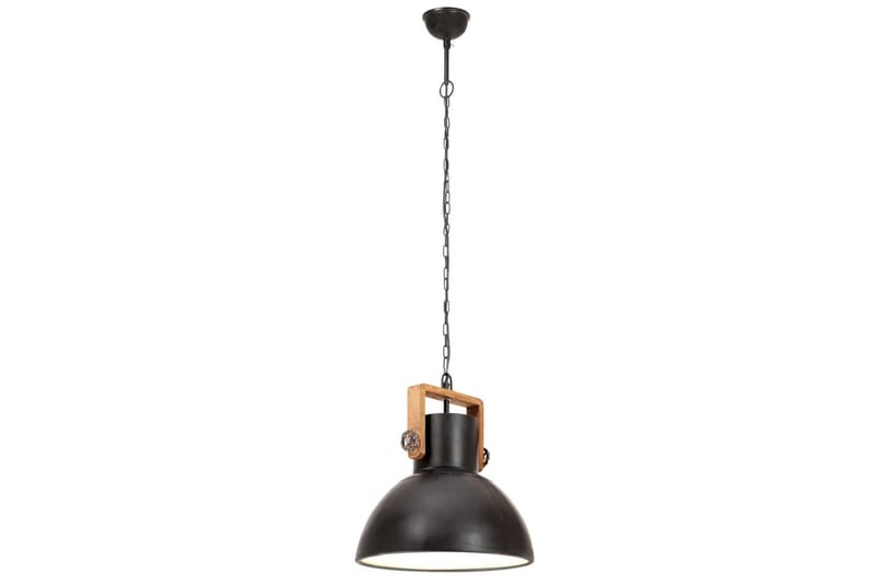 Hänglampa industriell 25 W svart rund 40 cm E27 - Svart - Taklampa kök - Fönsterlampa hängande - Fönsterlampa - Pendellampor & hänglampor - Sovrumslampa - Vardagsrumslampa