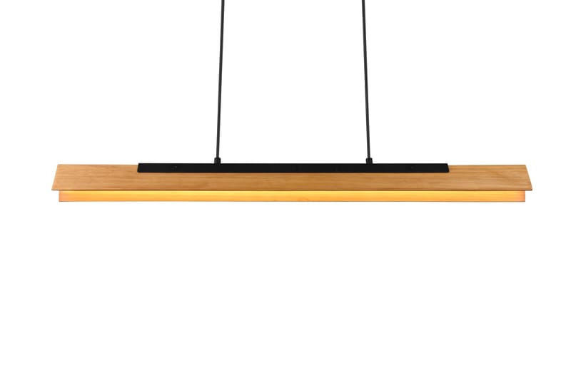 Trio Lighting Kerala LED taklampa mattsvart/ trä - Taklampa kök - Fönsterlampa hängande - Fönsterlampa - Pendellampor & hänglampor - Sovrumslampa - Vardagsrumslampa