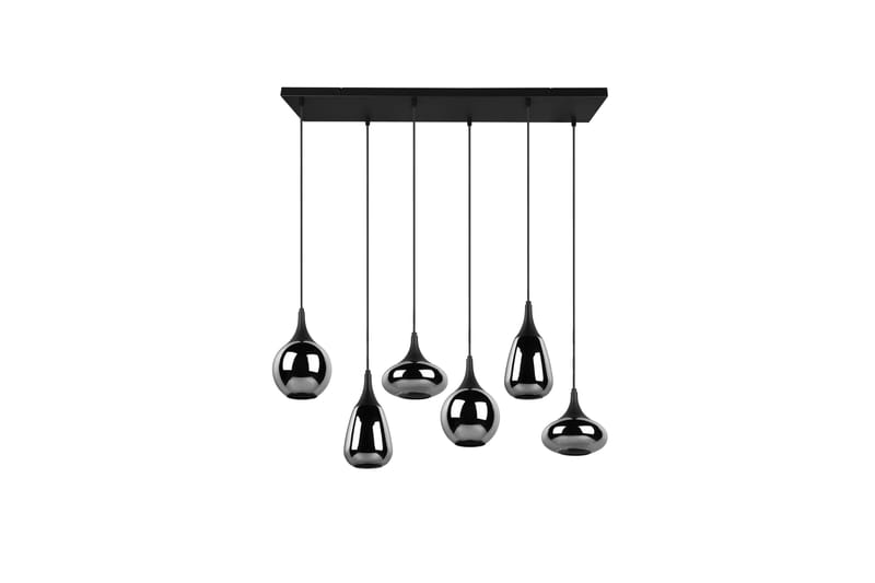 Trio Lighting Lumina taklampa 6L E14 mattsvart - Taklampa kök - Fönsterlampa hängande - Fönsterlampa - Pendellampor & hänglampor - Sovrumslampa - Vardagsrumslampa