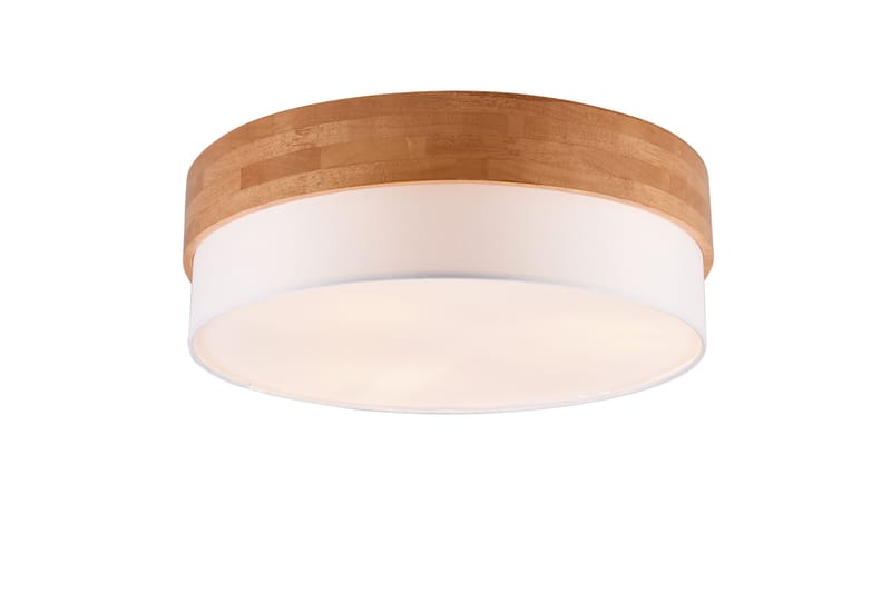 Trio Lighting Seasons plafond 50 cm E14 vit/ trä - Taklampa kök - Fönsterlampa hängande - Fönsterlampa - Pendellampor & hänglampor - Sovrumslampa - Vardagsrumslampa