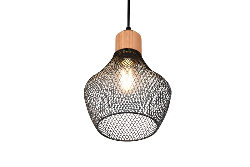 Trio Lighting Valeria taklampa 18 cm E27 mattsvart - Taklampa kök - Fönsterlampa hängande - Fönsterlampa - Pendellampor & hänglampor - Sovrumslampa - Vardagsrumslampa