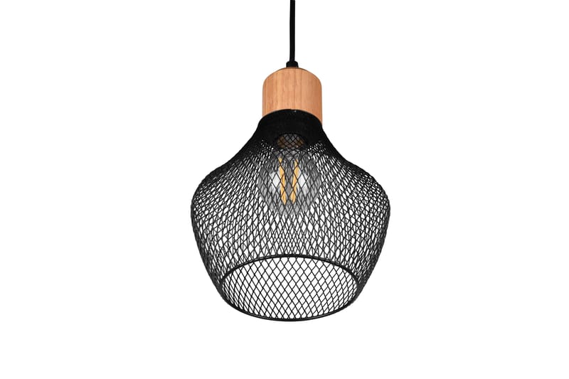 Trio Lighting Valeria taklampa 18 cm E27 mattsvart - Taklampa kök - Fönsterlampa hängande - Fönsterlampa - Pendellampor & hänglampor - Sovrumslampa - Vardagsrumslampa