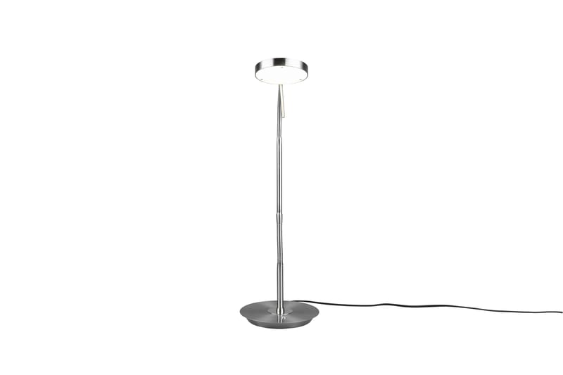 Trio Lighting Monza LED bordslampa borstad stål - Fönsterlampa på fot - Sovrumslampa - Sänglampa bord - Fönsterlampa - Bordslampor - Vardagsrumslampa