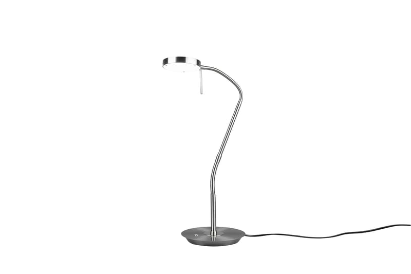 Trio Lighting Monza LED bordslampa borstad stål - Fönsterlampa på fot - Sovrumslampa - Sänglampa bord - Fönsterlampa - Bordslampor - Vardagsrumslampa