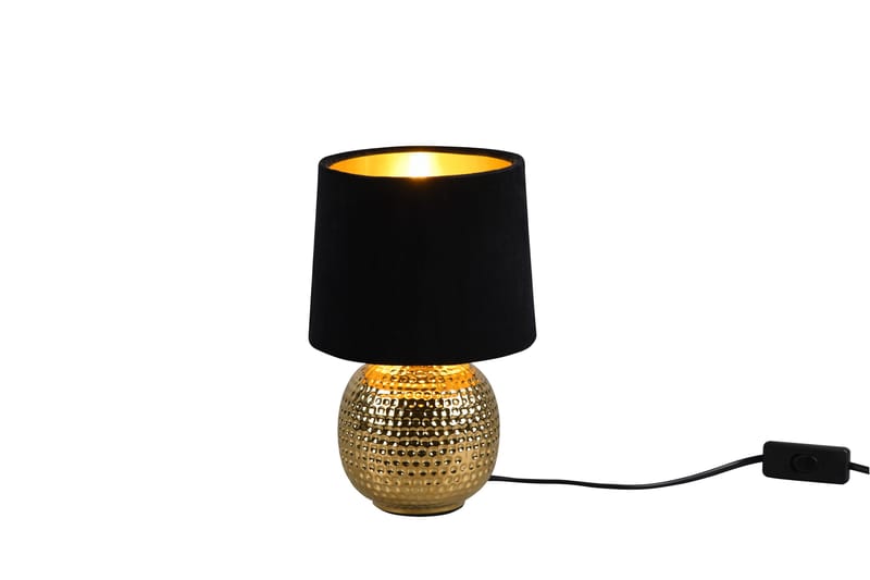 Trio Lighting Sophia bordslampa E14 svart/ guld - Fönsterlampa på fot - Sovrumslampa - Sänglampa bord - Fönsterlampa - Bordslampor - Vardagsrumslampa