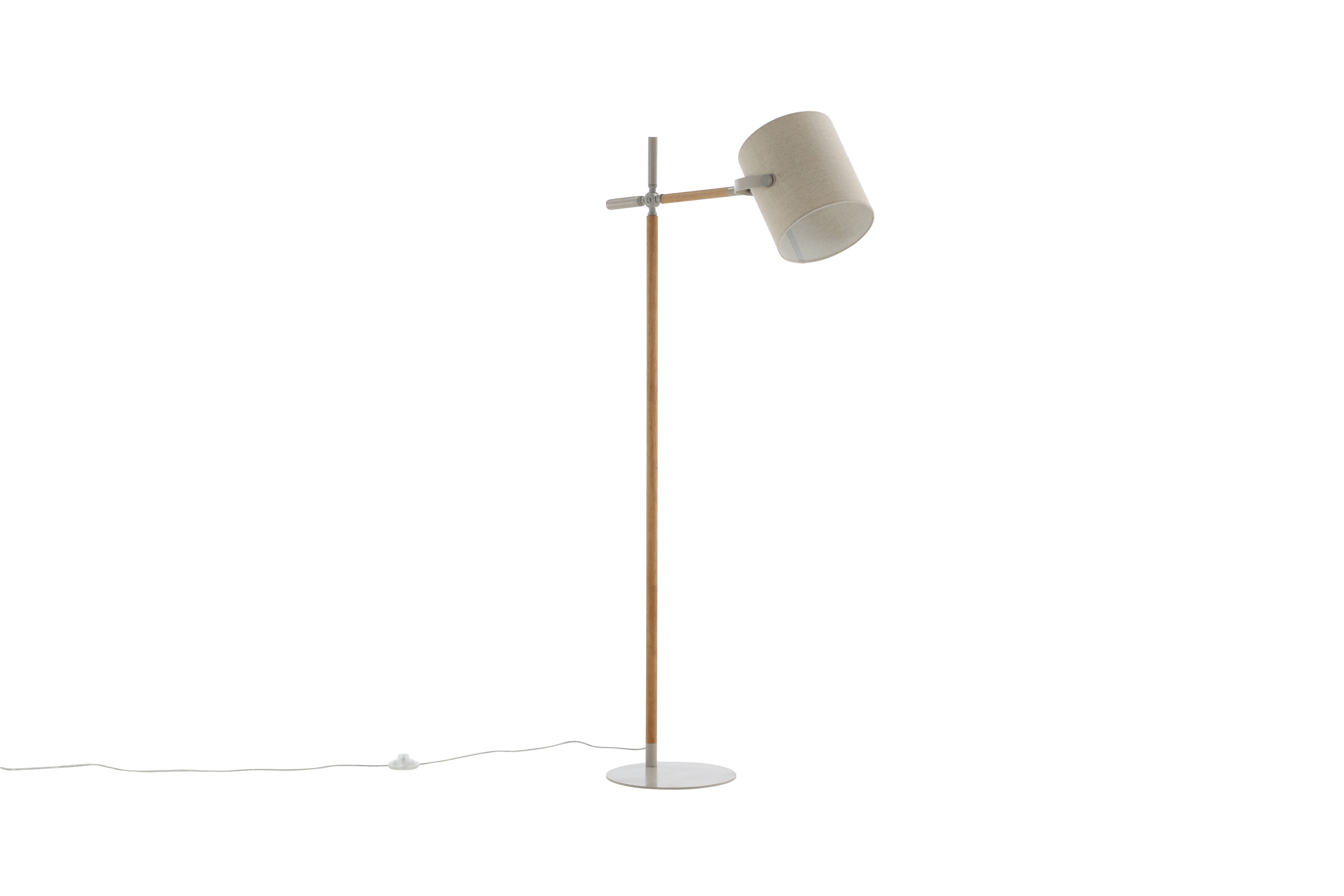 Venture Home Dennis Golvlampa - Beige/Natur Tyg