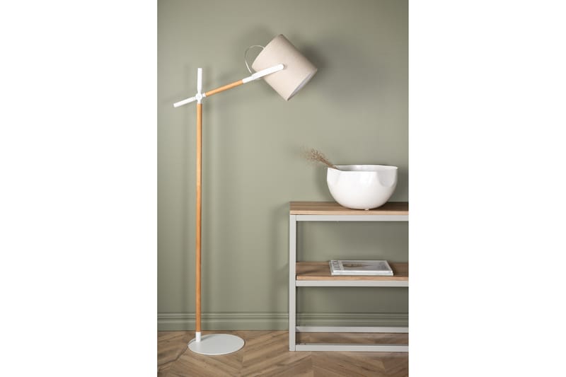 Dennis Golvlampa - Beige/Vit - Belysning & el - Inomhusbelysning & lampor - Golvlampa