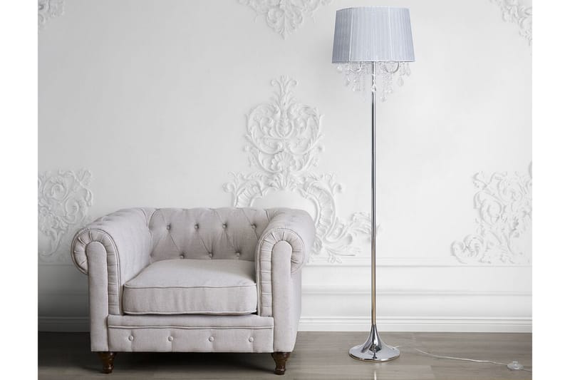 Evans Golvlampa 170 cm - Silver - Belysning & el - Inomhusbelysning & lampor - Golvlampa