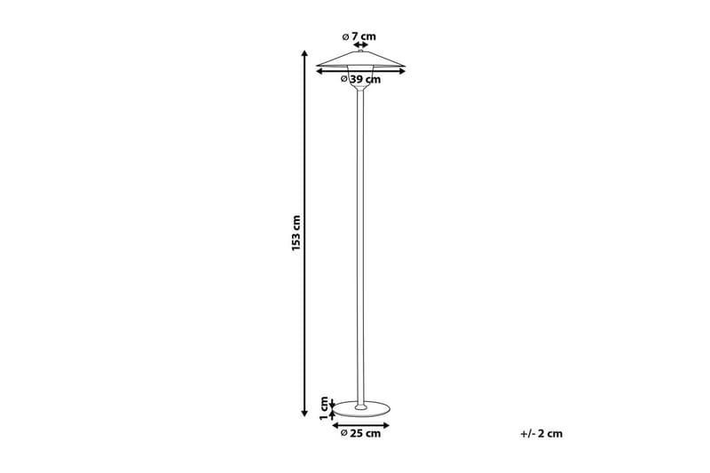 Imbros Golvlampa 153 cm - Ljus trä/Vit - Belysning & el - Inomhusbelysning & lampor - Sovrumslampa