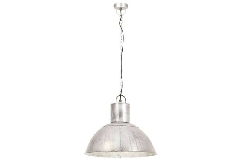 Hänglampa 25 W silver rund 48 cm E27 - be Basic - Taklampa kök - Fönsterlampa hängande - Fönsterlampa - Pendellampor & hänglampor - Sovrumslampa - Vardagsrumslampa