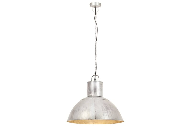 Hänglampa 25 W silver rund 48 cm E27 - be Basic - Taklampa kök - Fönsterlampa hängande - Fönsterlampa - Pendellampor & hänglampor - Sovrumslampa - Vardagsrumslampa