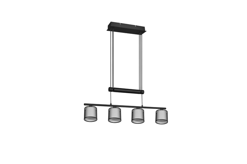Trio Lighting Burton taklampa 4L E14 mattsvart - Taklampa kök - Fönsterlampa hängande - Fönsterlampa - Pendellampor & hänglampor - Sovrumslampa - Vardagsrumslampa