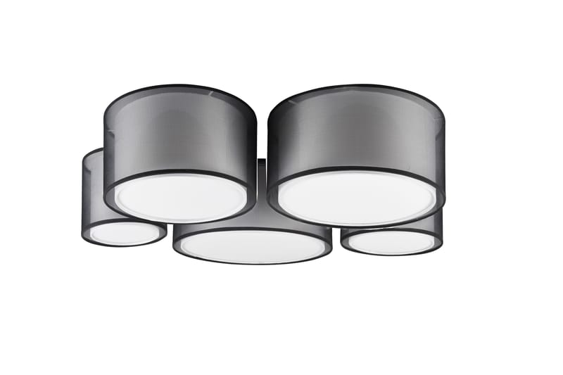 Trio Lighting Burton plafond 5L E27 mattsvart - Belysning & el - Inomhusbelysning & lampor - Kökslampa - Taklampa kök