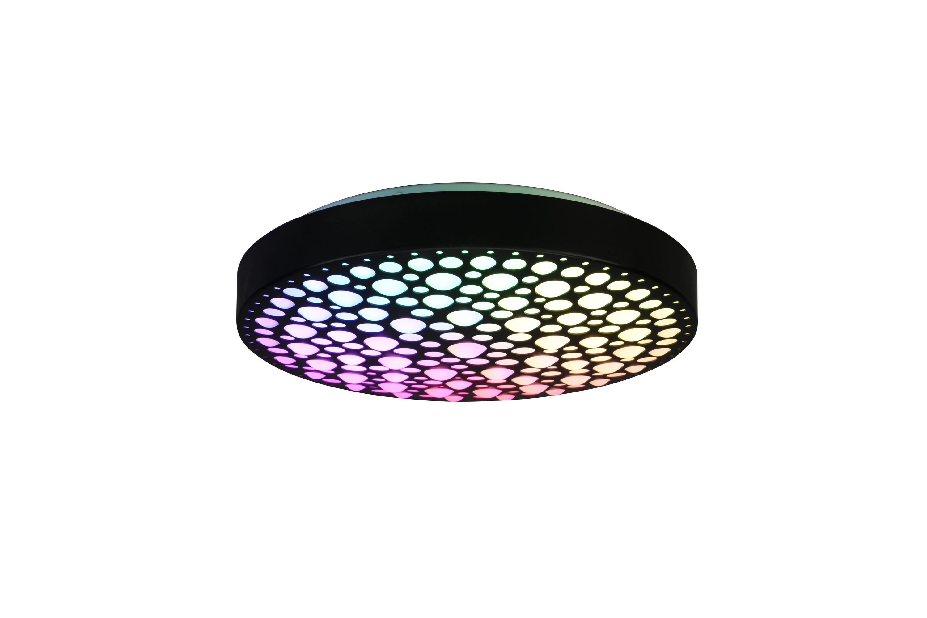 Trio Lighting Chizu LED plafond svart RGB - Taklampa kök Svart