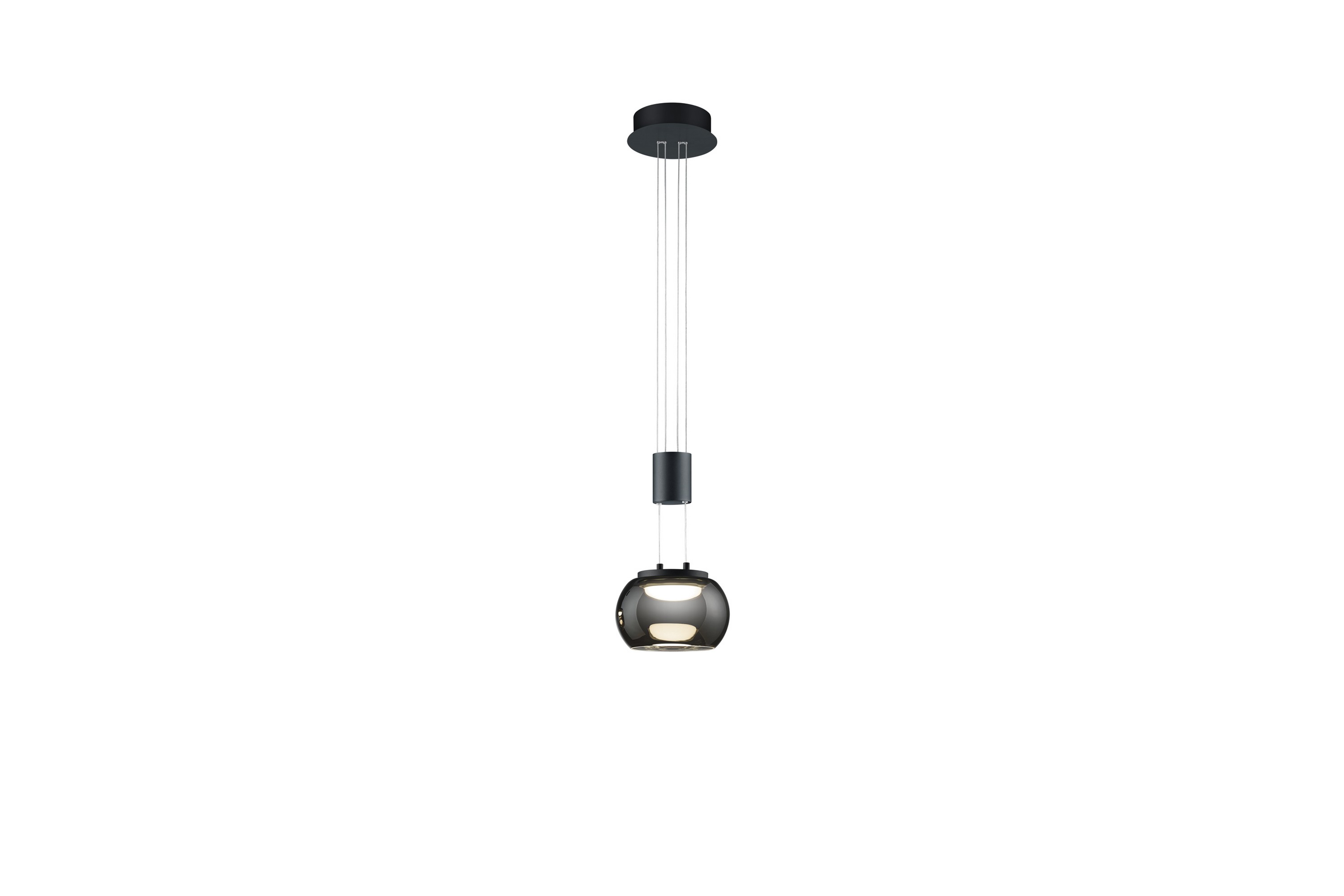 Trio Lighting Madison LED taklampa 1L mattsvart - Taklampa kök Svart