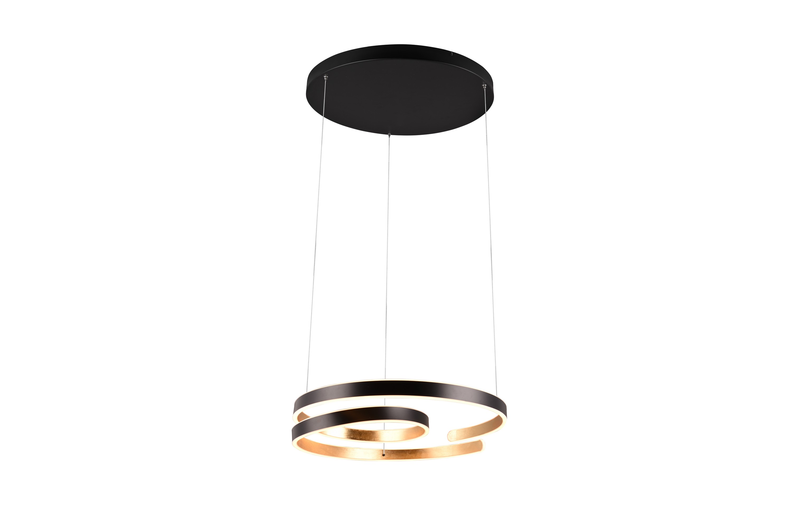 Trio Lighting Marnie LED taklampa mattsvart/ guld - Taklampa kök Svart,Guld