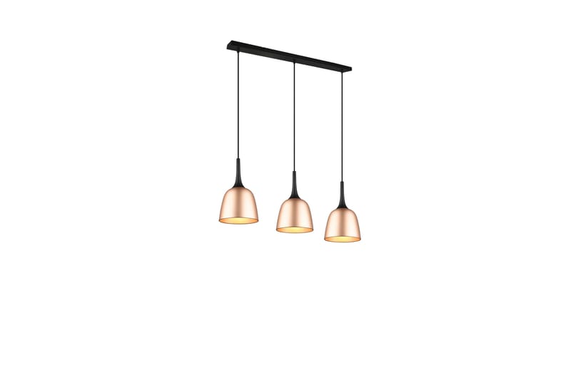 Trio Lighting Chiron taklampa 3L E27 mattmässing - Taklampa kök - Fönsterlampa hängande - Fönsterlampa - Pendellampor & hänglampor - Sovrumslampa - Vardagsrumslampa