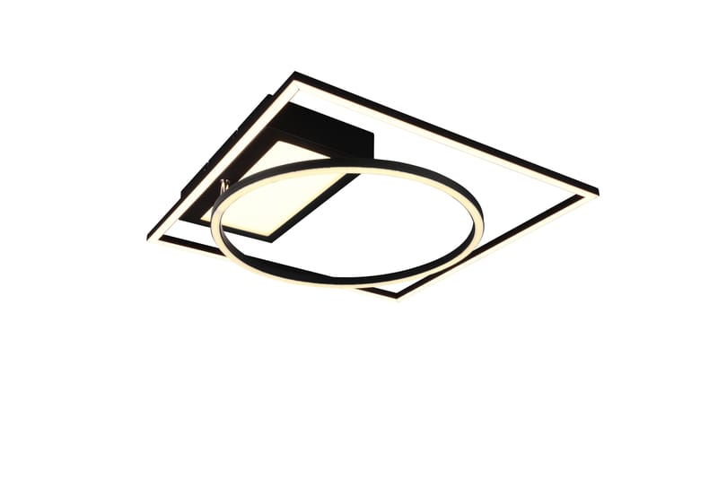 Trio Lighting Downey LED plafond mattsvart - Mattsvart - Taklampa kök - Fönsterlampa hängande - Fönsterlampa - Pendellampor & hänglampor - Sovrumslampa - Vardagsrumslampa