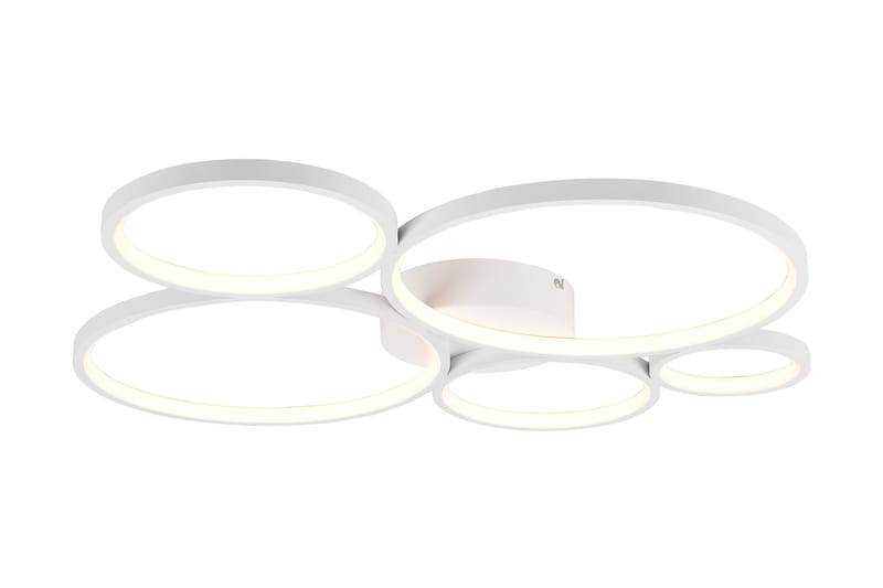 Trio Lighting Rondo LED plafond mattvit 5L - Taklampa kök - Fönsterlampa hängande - Fönsterlampa - Pendellampor & hänglampor - Sovrumslampa - Vardagsrumslampa