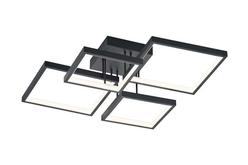 Trio Lighting Sorrento LED plafond mattsvart - Taklampa kök - Fönsterlampa hängande - Fönsterlampa - Pendellampor & hänglampor - Sovrumslampa - Vardagsrumslampa