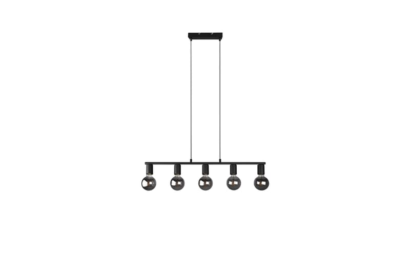 Trio Lighting Vannes taklampa 5L E27 mattsvart - Mattsvart - Taklampa kök - Fönsterlampa hängande - Fönsterlampa - Pendellampor & hänglampor - Sovrumslampa - Vardagsrumslampa
