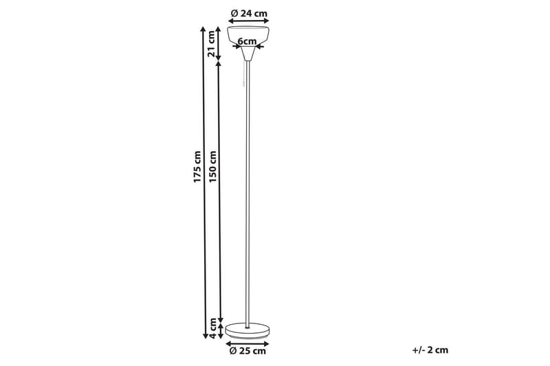 Krokve Golvlampa 175 cm - Svart/Ljusbrun - Belysning & el - Inomhusbelysning & lampor - Sovrumslampa