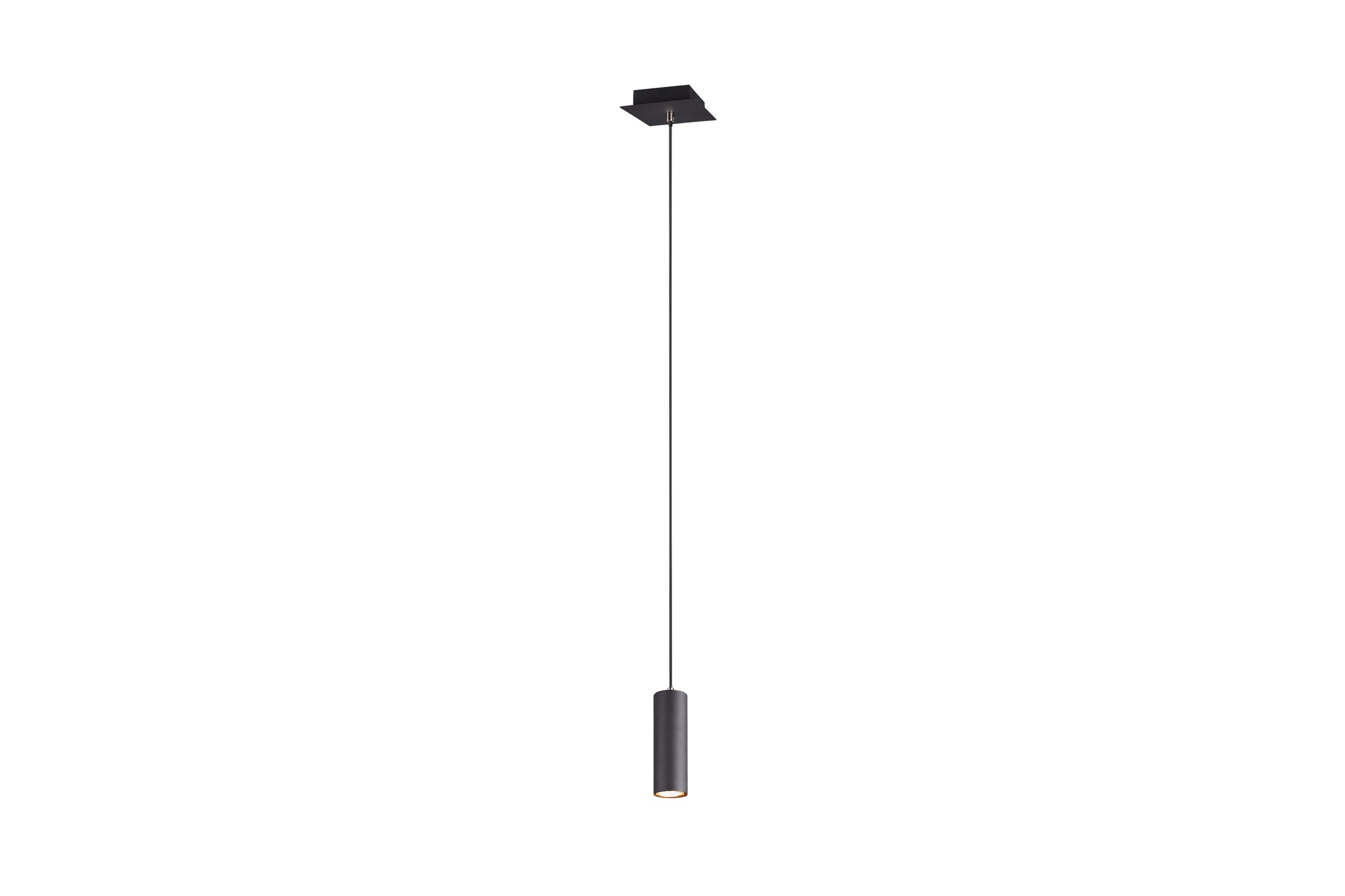 Trio Lighting Marley taklampa 1L GU10 mattsvart - Mattsvart 312400132