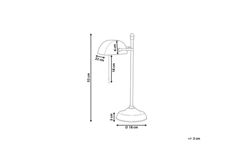 Limaki Bordslampa 52 cm E27 - Guld - Belysning & el - Inomhusbelysning & lampor - Fönsterlampa - Fönsterlampa på fot