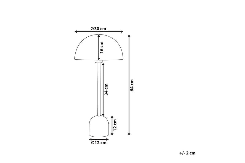 Macasina Bordslampa 64 cm E27 - Guld - Belysning & el - Inomhusbelysning & lampor - Fönsterlampa - Fönsterlampa på fot