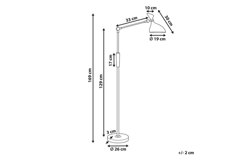 Medro Golvlampa 169 cm - Koppar - Belysning & el - Inomhusbelysning & lampor - Sovrumslampa