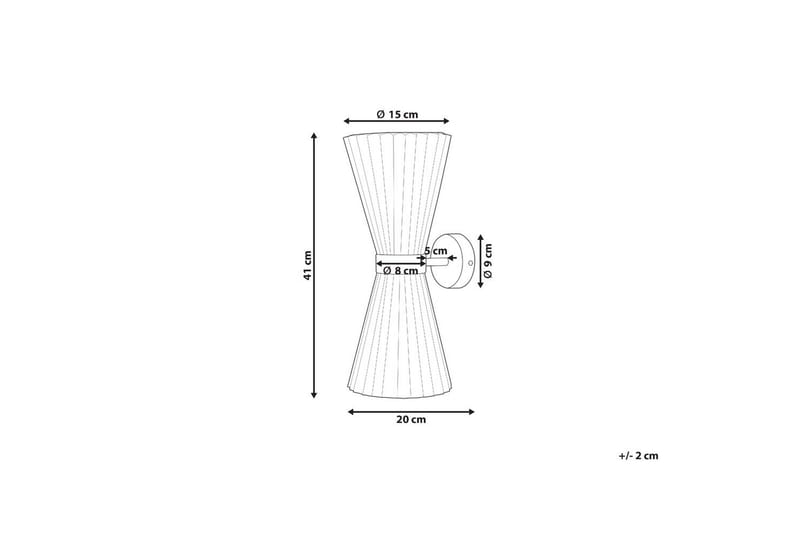 Moletang Vägglampa 2 st E14 - Vit - Belysning & el - Inomhusbelysning & lampor - Sänglampor & nattduksbordslampa - Sänglampa vägg