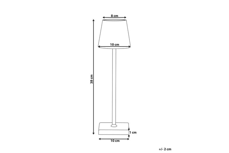 Cebrai LED Bordslampa 38 cm - Grå - Belysning & el - Inomhusbelysning & lampor - Sänglampor & nattduksbordslampa - Sänglampa bord