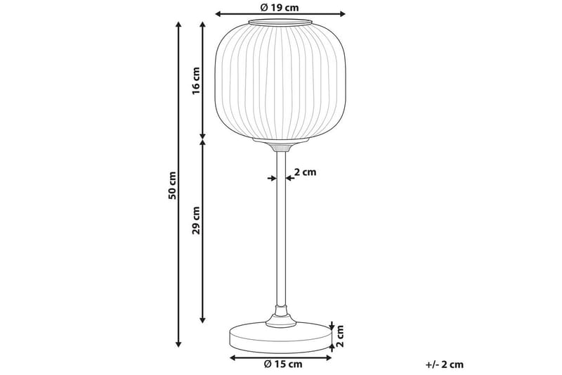 Ereikty Bordslampa 50 cm E27 - Svart - Belysning & el - Inomhusbelysning & lampor - Sänglampor & nattduksbordslampa - Sänglampa bord