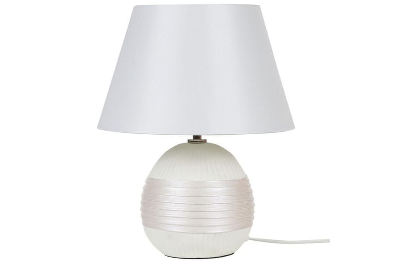 Evarado Bordslampa 37 cm E27 - Beige/Gräddvit - Belysning & el - Inomhusbelysning & lampor - Sänglampor & nattduksbordslampa - Sänglampa bord