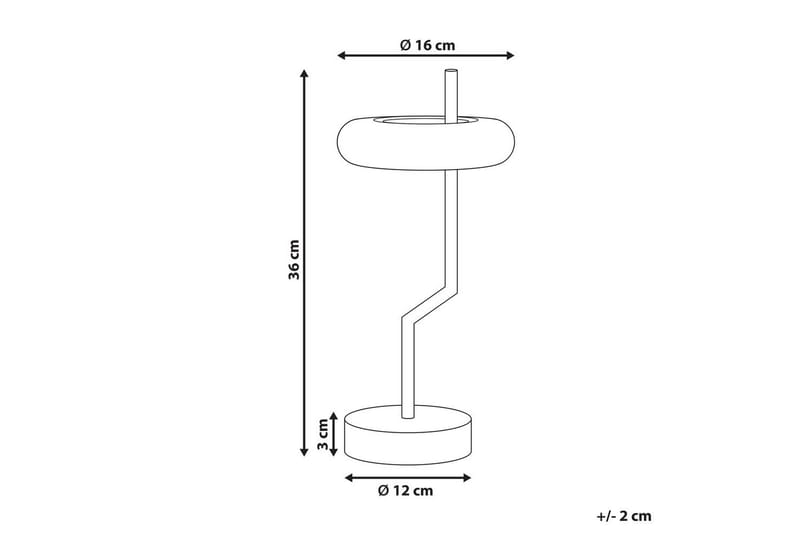 Gabbiani LED Bordslampa 36 cm - Svart/Vit - Belysning & el - Inomhusbelysning & lampor - Sänglampor & nattduksbordslampa - Sänglampa bord