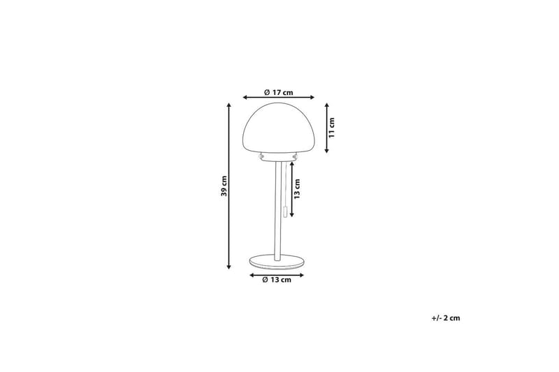 Icaria Bordslampa 39 cm E27 - Grön/Vit - Belysning & el - Inomhusbelysning & lampor - Sänglampor & nattduksbordslampa - Sänglampa bord