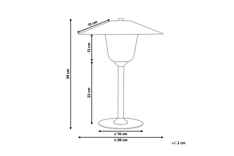 Imbros Bordslampa 39 cm E14 - Ljus trä/Vit - Belysning & el - Inomhusbelysning & lampor - Sänglampor & nattduksbordslampa - Sänglampa bord