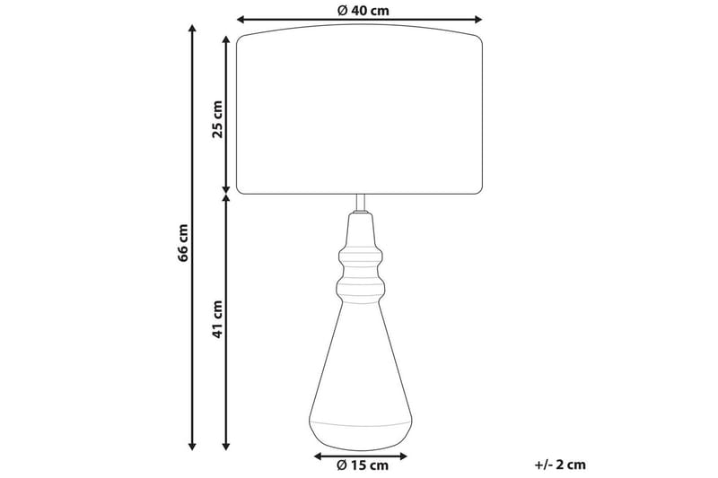 Kytho Bordslampa 66 cm E27 - Mörkblå/Vit - Belysning & el - Inomhusbelysning & lampor - Sänglampor & nattduksbordslampa - Sänglampa bord