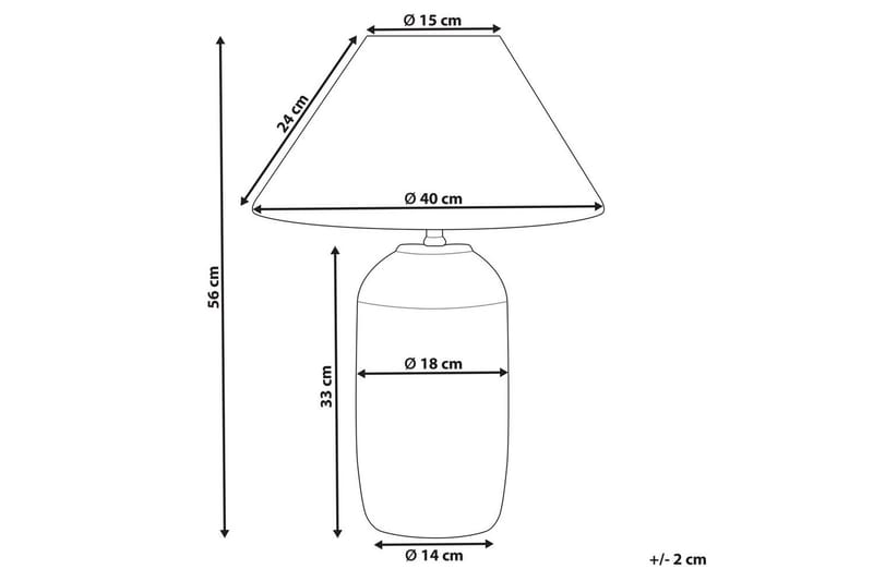 Lampeduse Bordslampa 56 cm E27 - Flerfärgad - Belysning & el - Inomhusbelysning & lampor - Sänglampor & nattduksbordslampa - Sänglampa bord