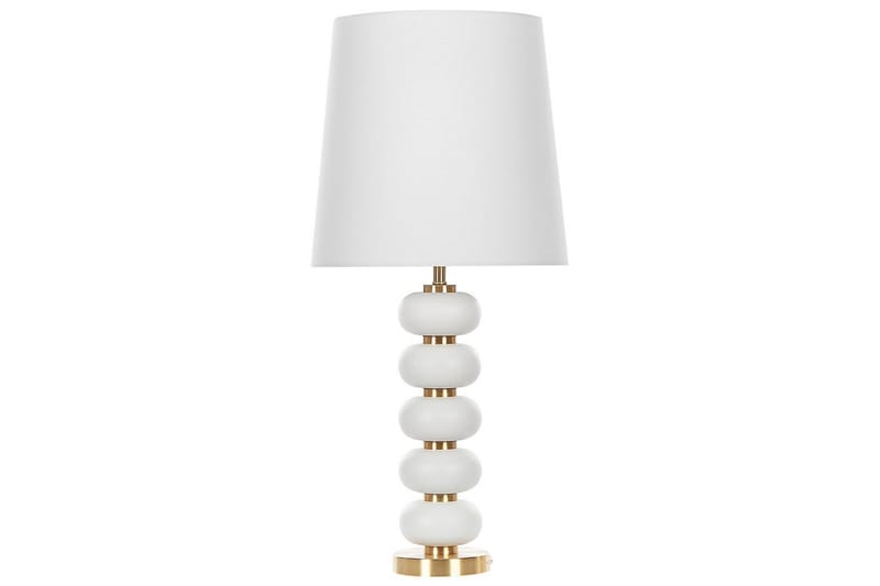 Laros Bordslampa 80 cm E27 - Vit/Guld - Belysning & el - Inomhusbelysning & lampor - Sänglampor & nattduksbordslampa - Sänglampa bord