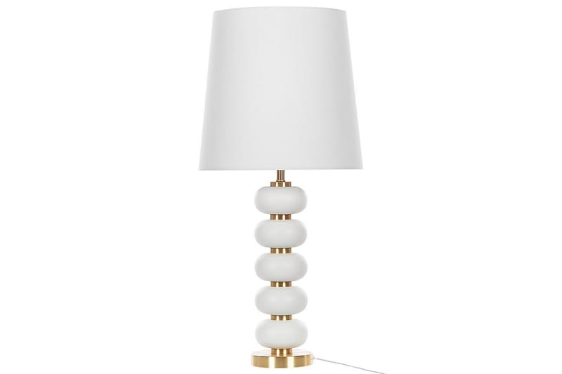 Laros Bordslampa 80 cm E27 - Vit/Guld - Belysning & el - Inomhusbelysning & lampor - Sänglampor & nattduksbordslampa - Sänglampa bord