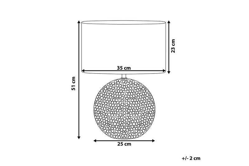 Libbelo Bordslampa 51 cm E27 - Guld/Svart - Belysning & el - Inomhusbelysning & lampor - Sänglampor & nattduksbordslampa - Sänglampa bord